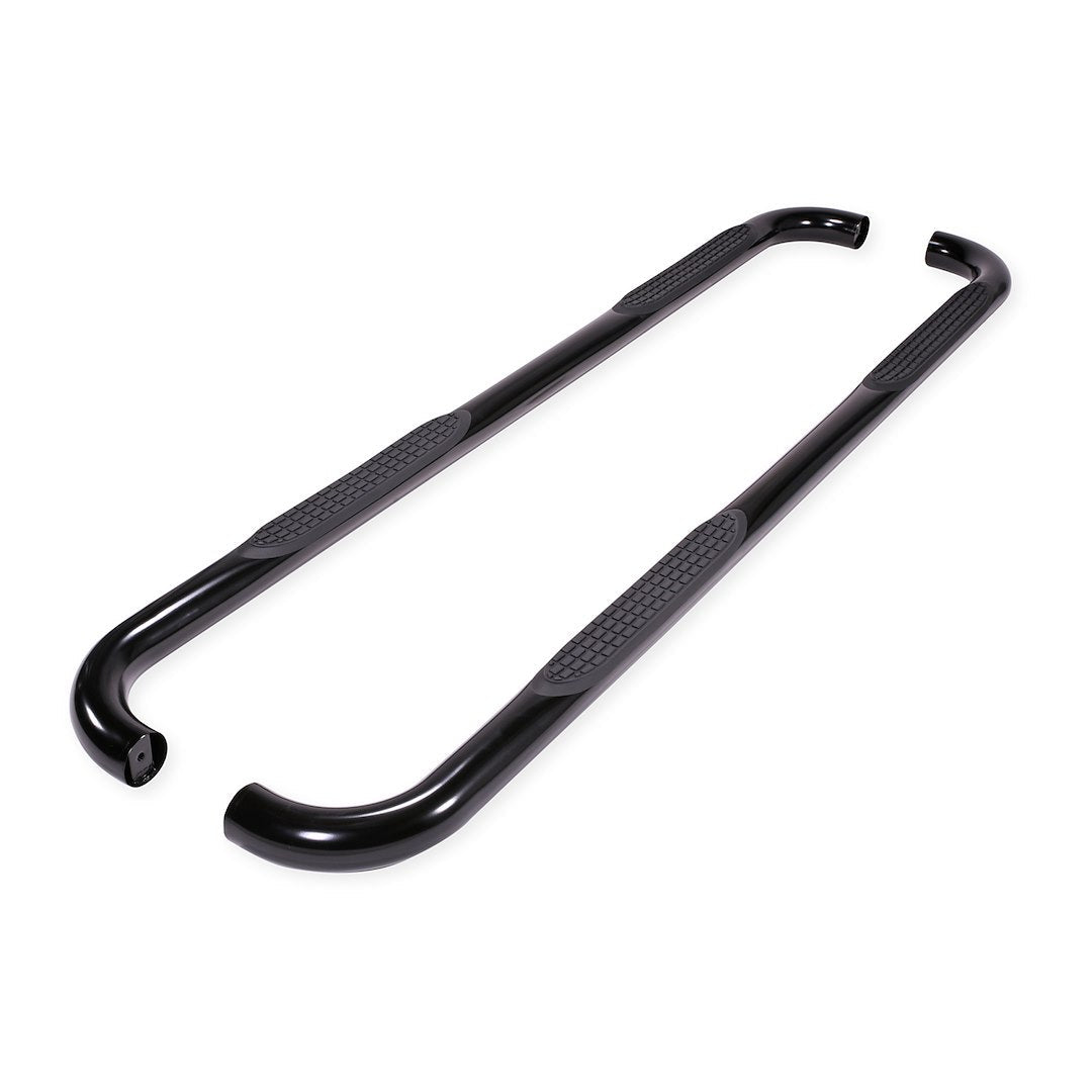 TrailFX 2007–2018 3" Round Step Bar For GM Silverado/Sierra 1500 Extended- Black (A0033B) - product image 1