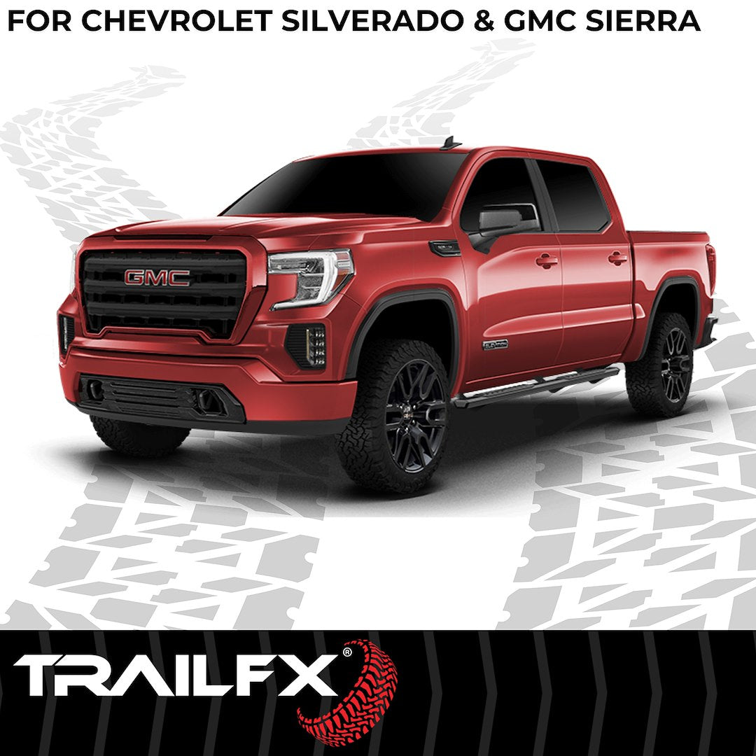 TrailFX 2019–2026 A4 Step Bars For GM Silverado/Sierra Crew Cab (AL4006B) - product image 3