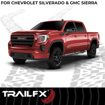 TrailFX 2019–2026 A4 Step Bars For GM Silverado/Sierra Crew Cab (AL4006B) - product image 3