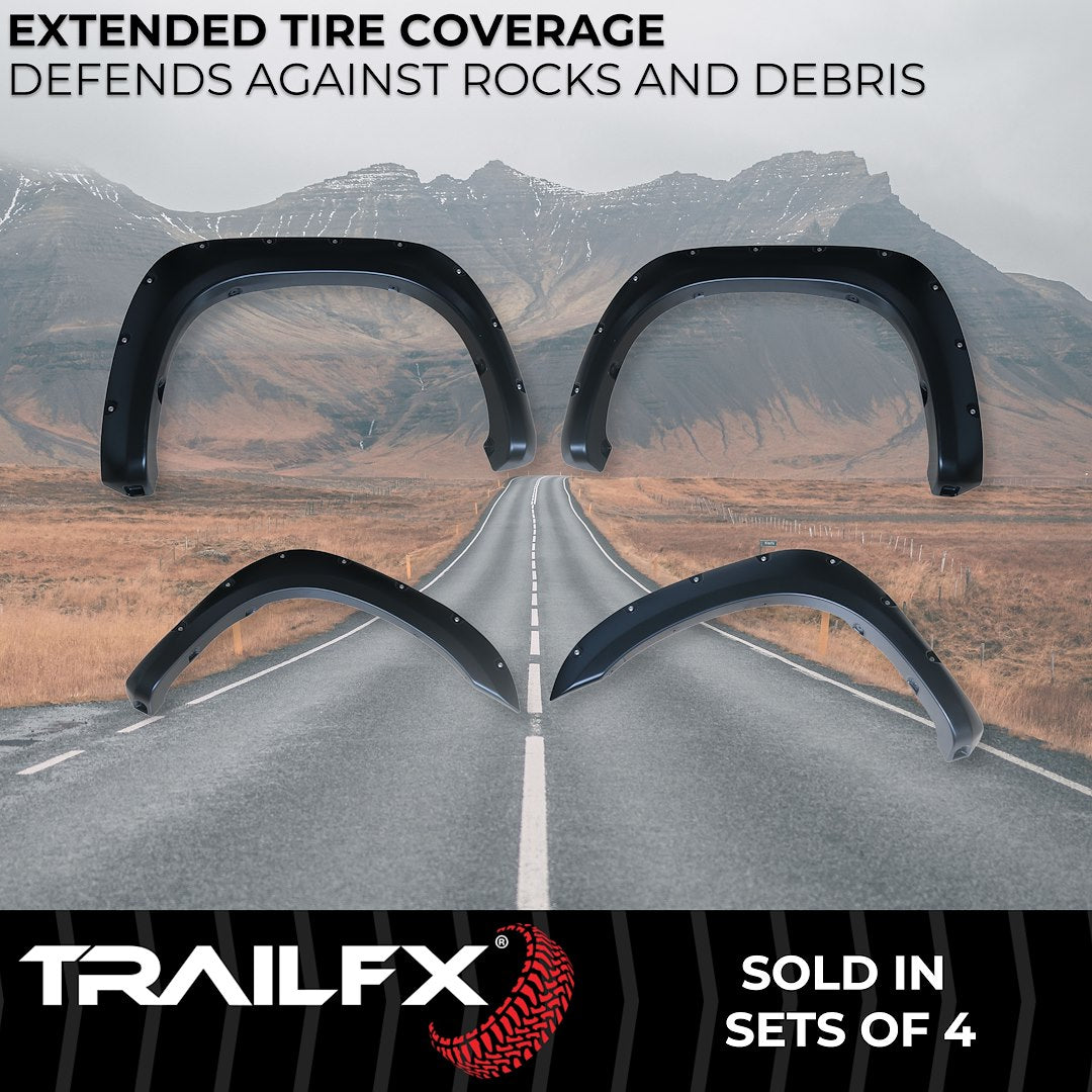 TrailFX 2007–2013 Pocket Style Fender Flares For Toyota Tundra (TFT3001S) - product image 2