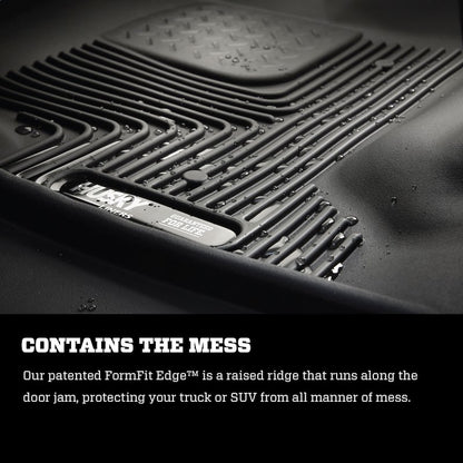 Husky Liners | X-act Contour Front Floor Liners For 2007-201 Jeep Wrangler JK 2/4Door Husky Liners | 53571 close-up on FormFit Edge
