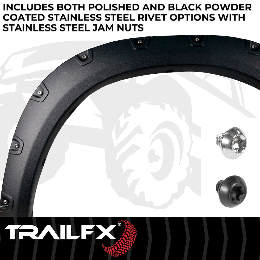 TrailFX 2009–2018 Pocket Style Fender Flares For Ram 1500, Textured (TFD3002T) - product image 6