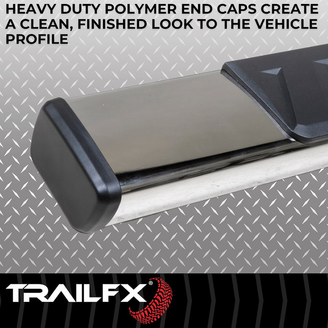 TrailFX 2007–2018 T4 Trapezoid Step Bar For GM Silverado/Sierra Extended-Stainless (A4001S) - product image 5
