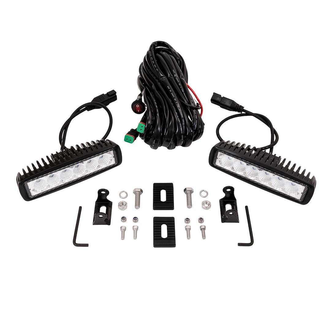TrailFX 6" Round LED Light- Pair (6SRUTLF2) - product image 2