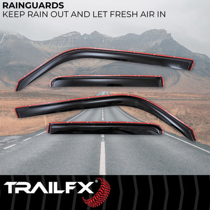 TrailFX 2010–2024 In Channel 4-Piece Window Vent For Toyota 4Runner (4242IC) - product image 2