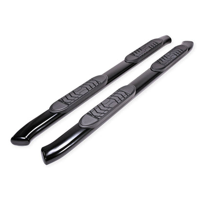 TrailFX 2007–2018 5" Oval Bent Step Bar For GM Silverado/Sierra Crew-Black (A7063B) - product image 1