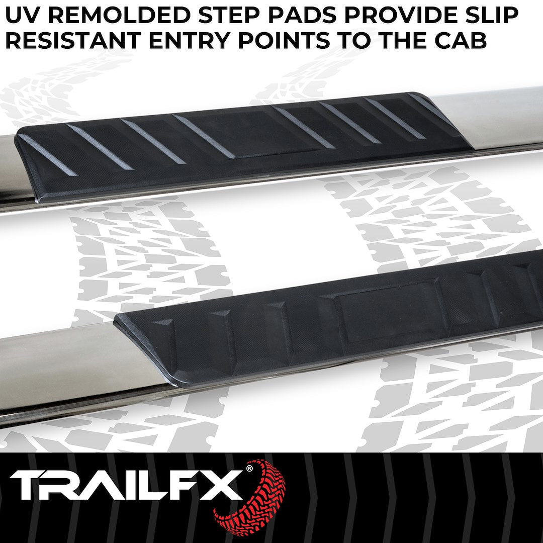 TrailFX 2019–2026 T4 Trapezoid Step Bar For Ram 1500 Extended-Stainless (A4016S) - product image 3
