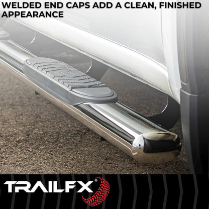 TrailFX 2019–2026 5" Oval Straight Step Bar For Ram 1500 Crew-Stainless (A7082S) - product image 5