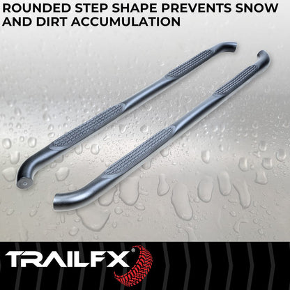 TrailFX 2021–2026 3" Round Step Bar For GM Yukon/Tahoe- Black (A0066T) - product image 4