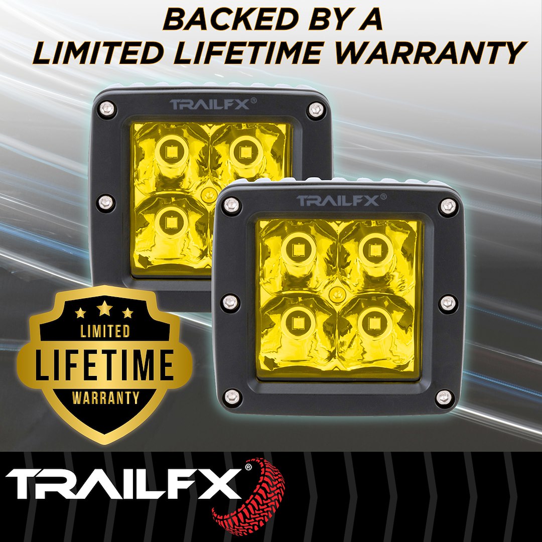 TrailFX 3" LED Cube Lights- Amber Pair (2X2AMS2) - product image 11