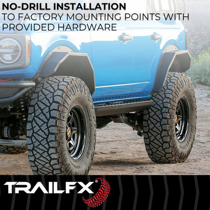 TrailFX 2021–2026 Rear Angled Fender Flares For Ford Bronco 2 Door (BR014T) - product image 5