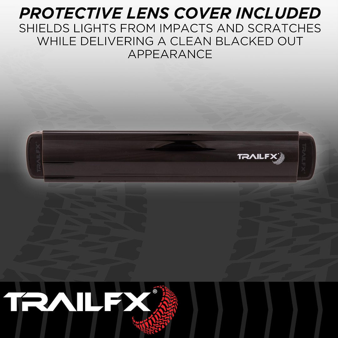 TrailFX 10" Single Row LED Light Bar- Black Edition (10SRBKCM) - product image 10