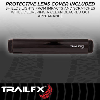 TrailFX 10" Single Row LED Light Bar- Black Edition (10SRBKCM) - product image 10