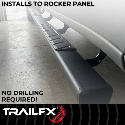 TrailFX 2005–2023 T4 Trapezoid Step Bar For Toyota Tacoma Double-Black (A4013B) - product image 7