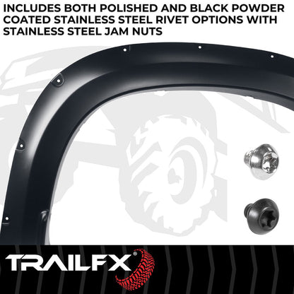 TrailFX 2019–2021 Pocket Style Fender Flares For Chevrolet Silverado 1500 (TFC3005S) - product image 6