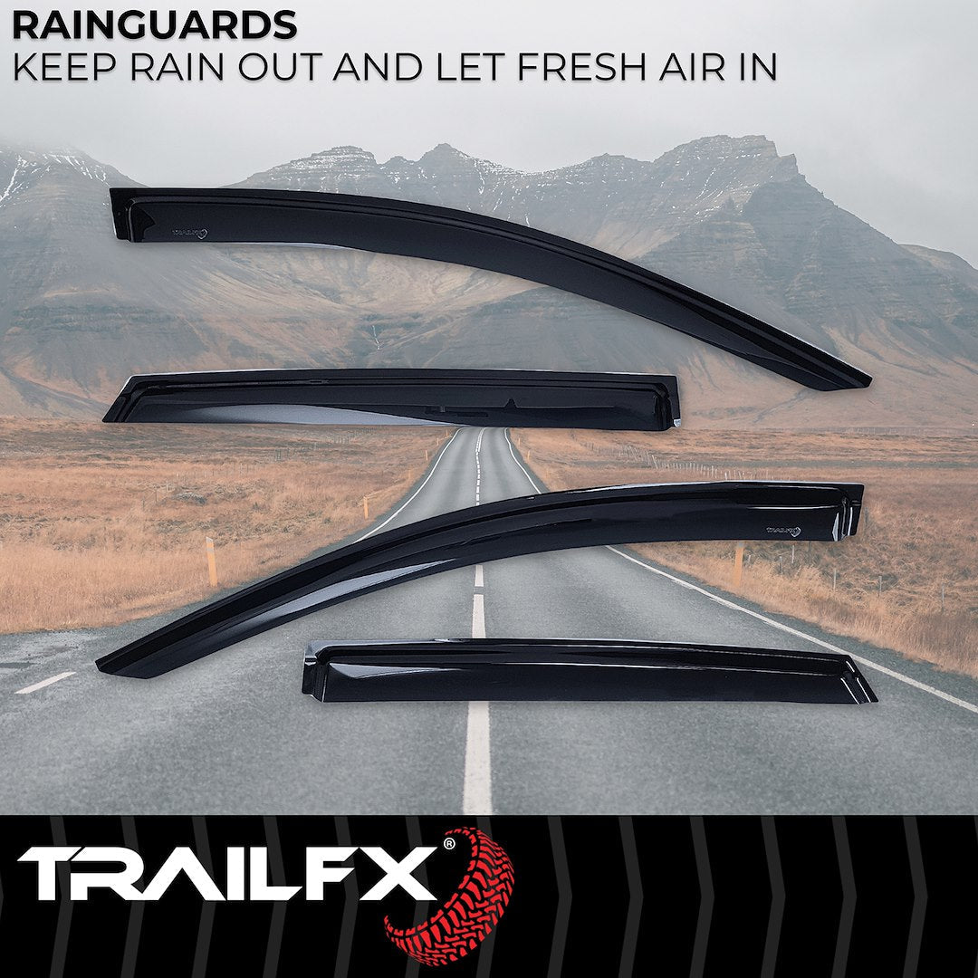 TrailFX 2015–2024 4-Piece Window Vent  For Ford Edge (4930H) - product image 2