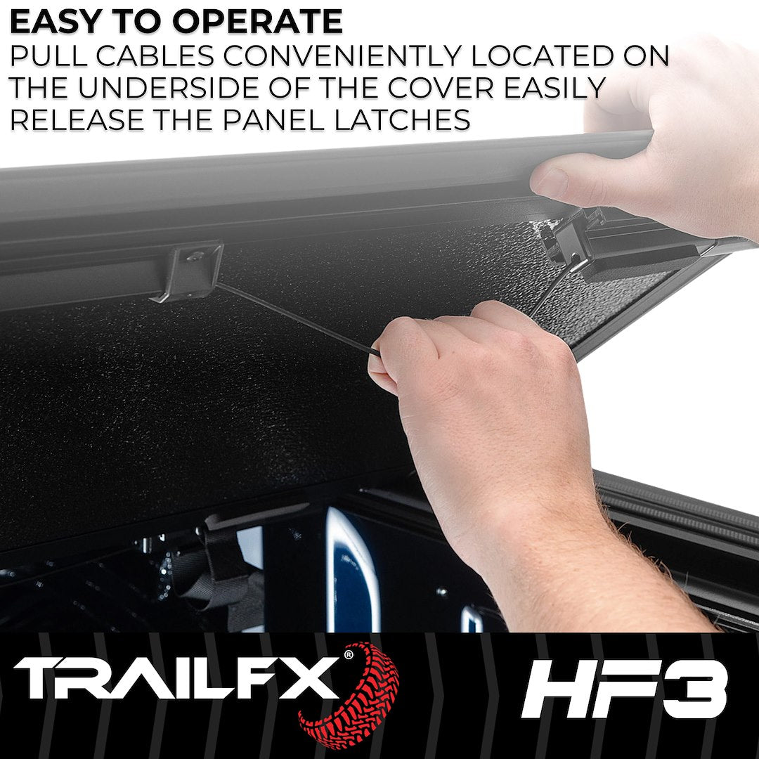 TrailFX 2021–2026 HF3 Hard Folding Tonneau Cover For Ford F150 6.5' (TFX8001) - product image 7