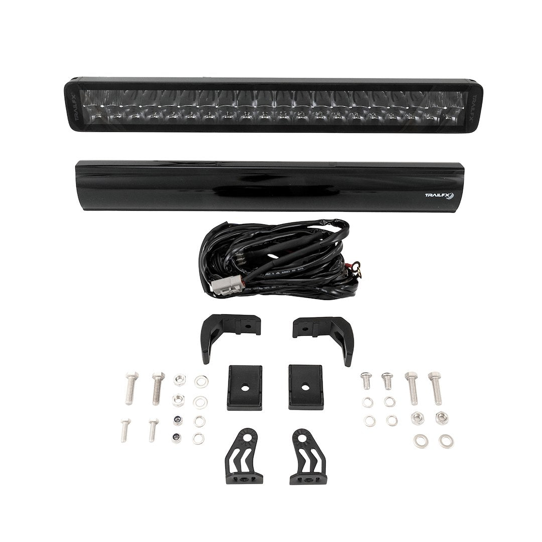 TrailFX 20" Double Row LED Light Bar-Black Edition (20DRBKCM) - product image 2