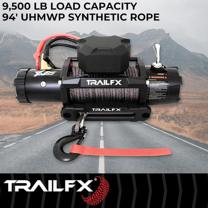 TrailFX XV95Synthetic Rope Winch 9500 Lb (WXVS95B) - product image 4