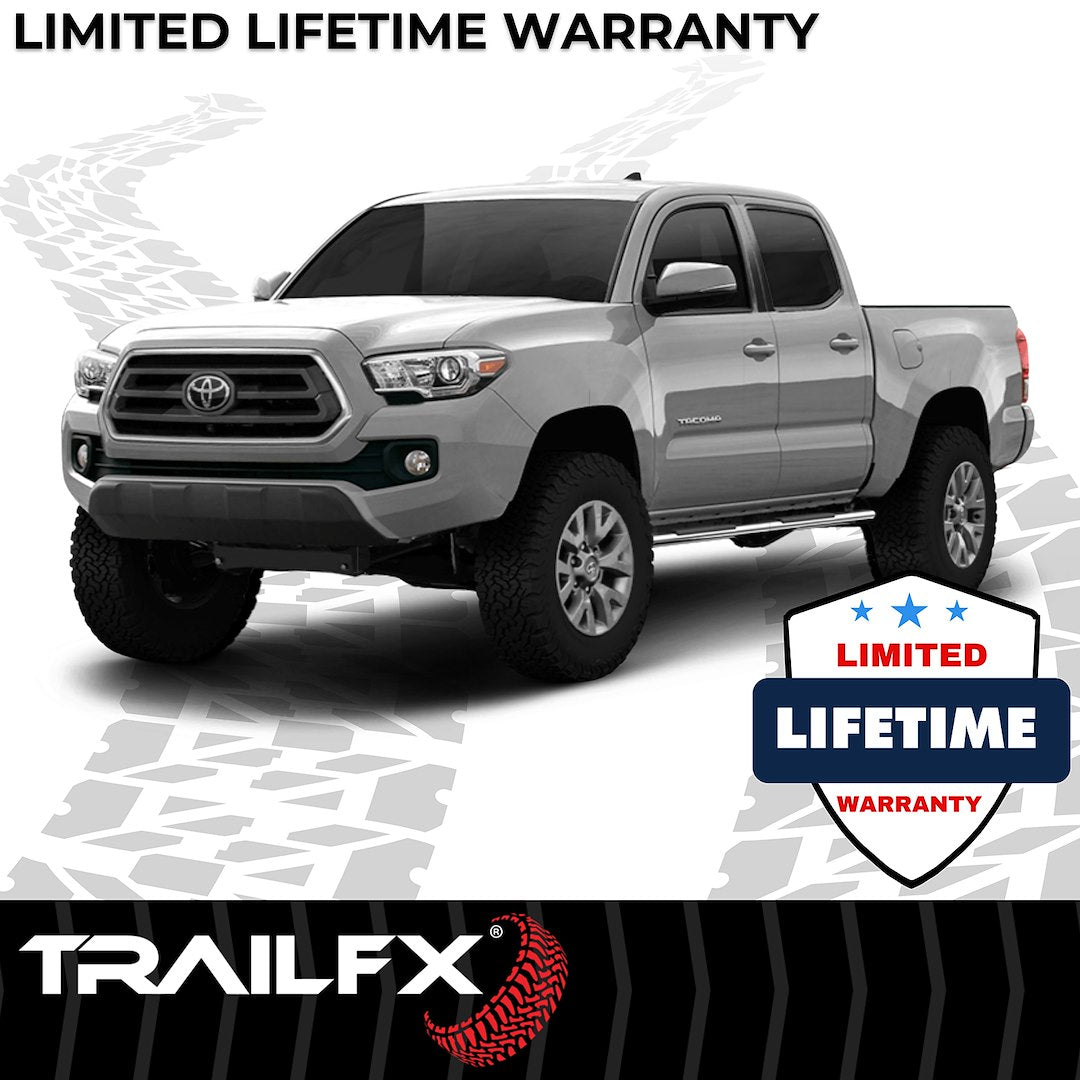 TrailFX 2024–2026 T4 Trapezoid Step Bar For Toyota Tacoma Crew-Stainless (A4023S) - product image 8