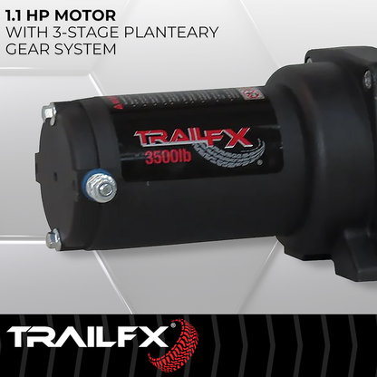 TrailFX ATV/UTV Steel Cable Winch 3500 Lb (W35B) - product image 5