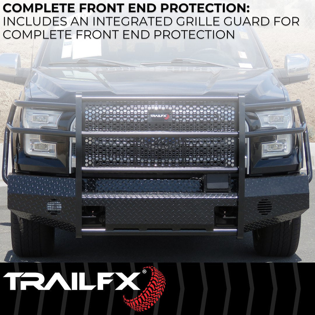 TrailFX 2005–2007 Front Full Replacement Bumper for Ford Superduty (FX3002A) - product image 2