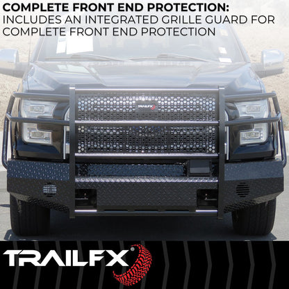 TrailFX 2005–2007 Front Full Replacement Bumper for Ford Superduty (FX3002A) - product image 2