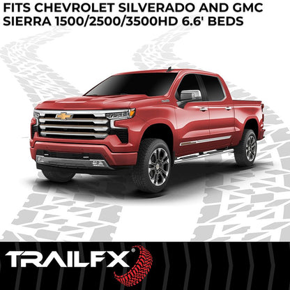 TrailFX Bed Mat Fits Silverado/Sierra  1500-2500 & 3500 6.6' Bed Size (2007-2018) | 620N