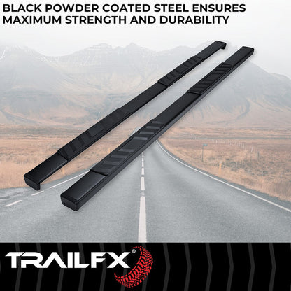 TrailFX 2019–2026 T4 Trapezoid Step Bar For GM Silverado/Sierra Extended-Black (A4018B) - product image 2