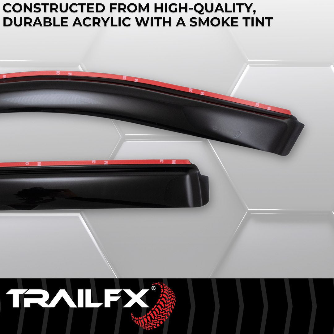 TrailFX 2011–2021 In Channel 4-Piece Window Vent For Jeep Grand Cherokee (4252IC) - product image 4