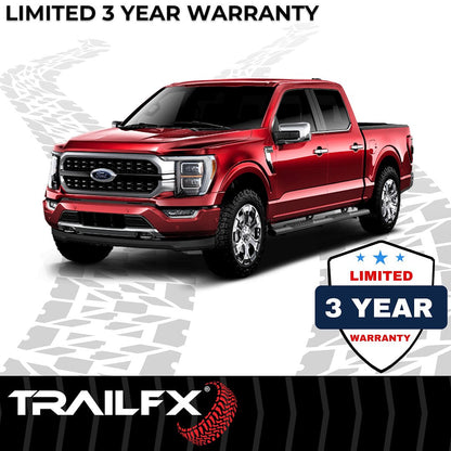 TrailFX 2002–2016 5" Oval Straight Step Bar For Ford F250/350 Crew-Black (A7015B) - product image 8
