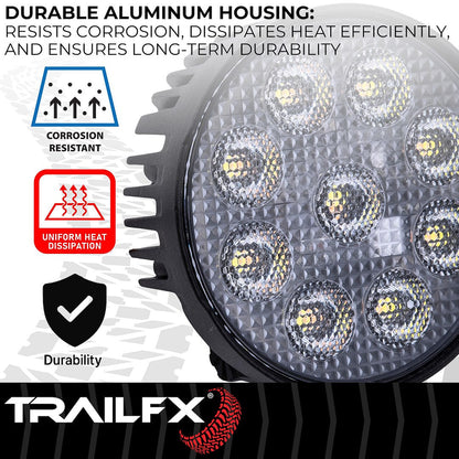 TrailFX 4" Round LED Light w/Flashing Func- Single (4RNDWLAMF1) - product image 8