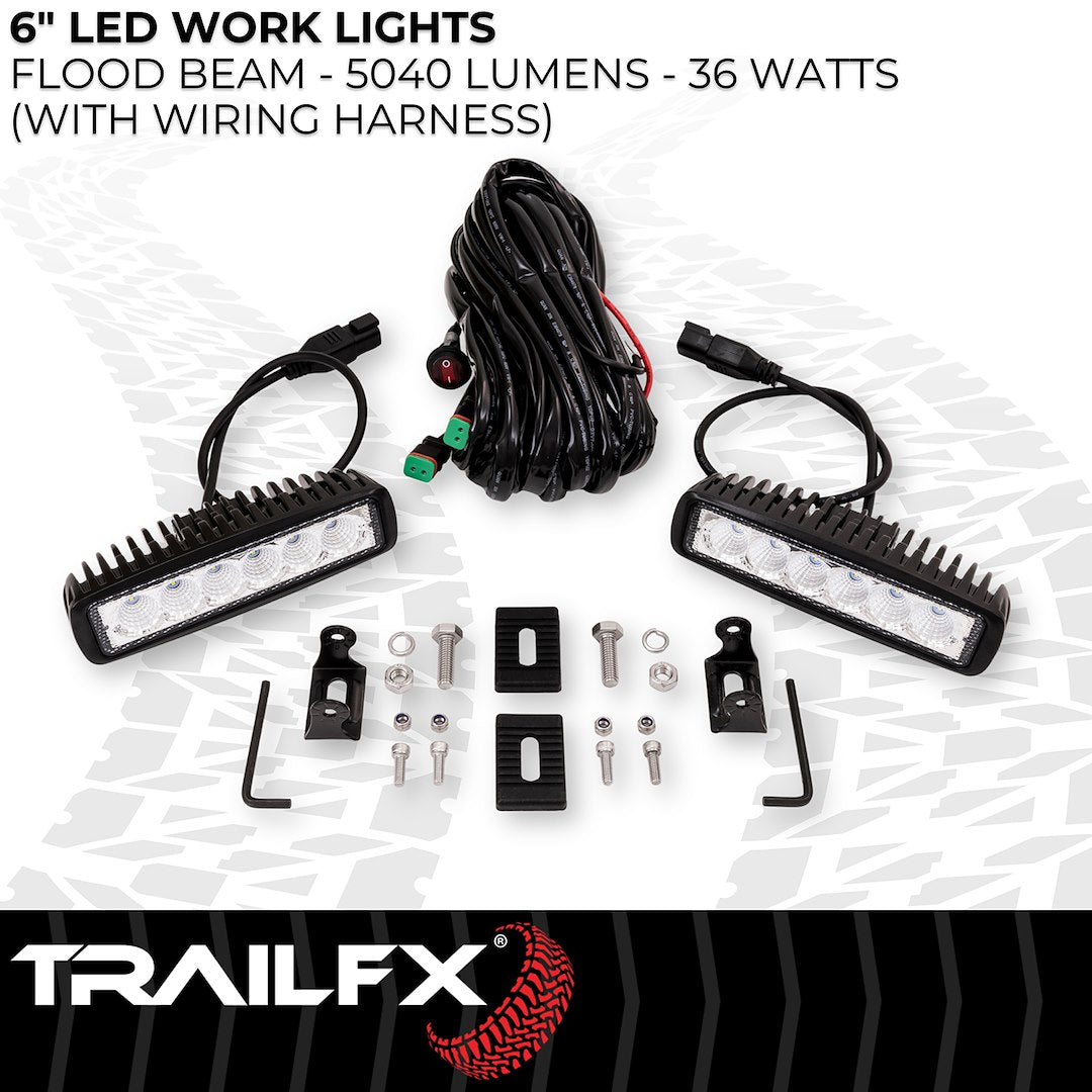 TrailFX 6" Round LED Light- Pair (6SRUTLF2) - product image 5