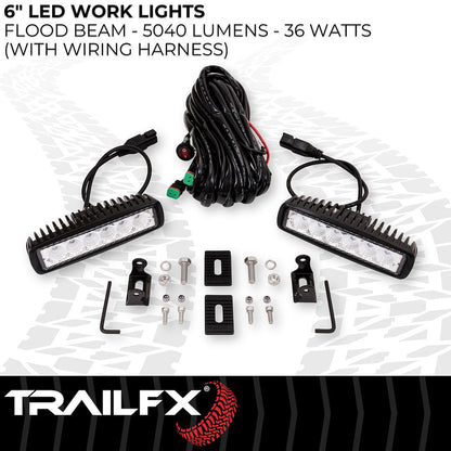TrailFX 6" Round LED Light- Pair (6SRUTLF2) - product image 5