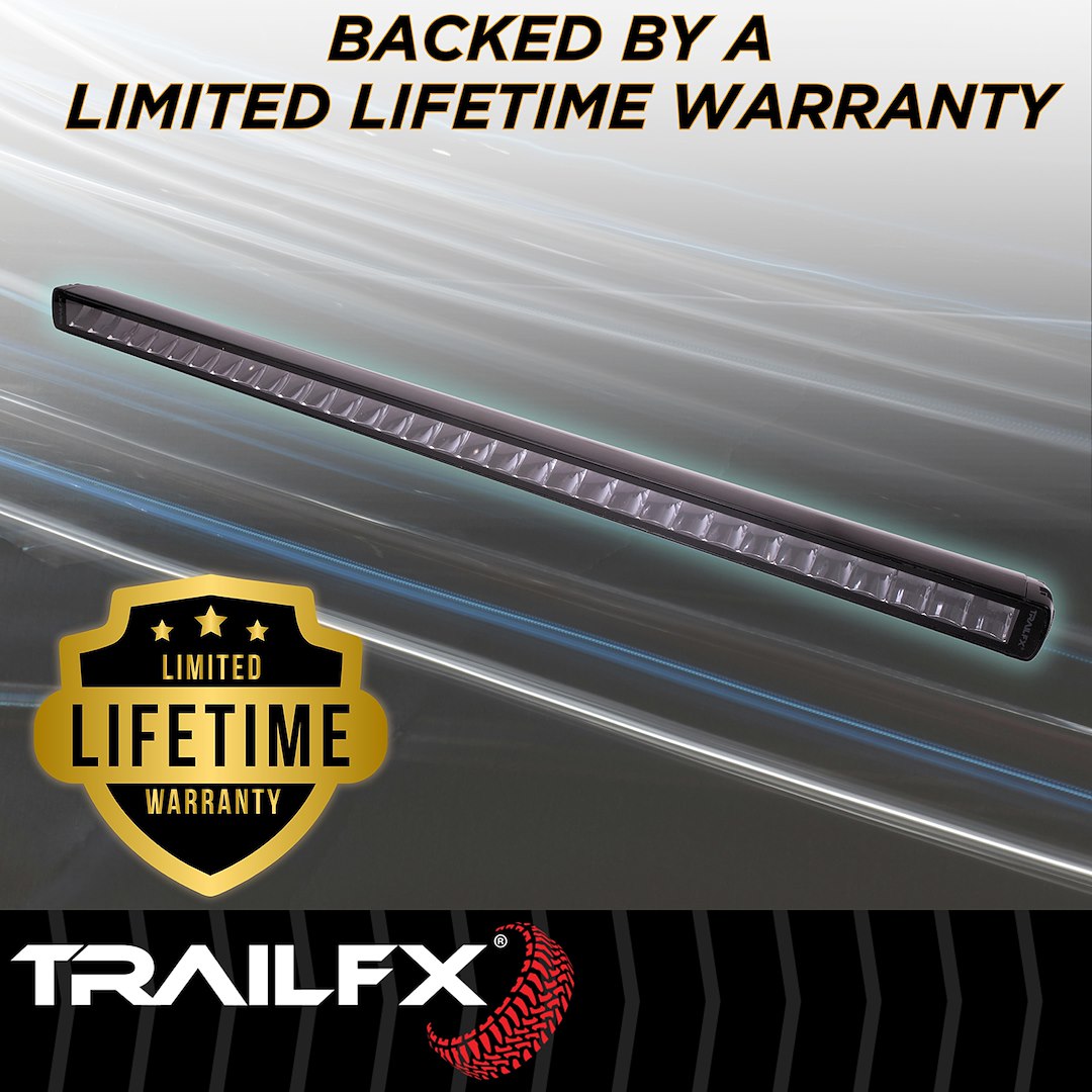 TrailFX 30" Single Row LED Light Bar- Black Edition (30SRBKCM) - product image 11
