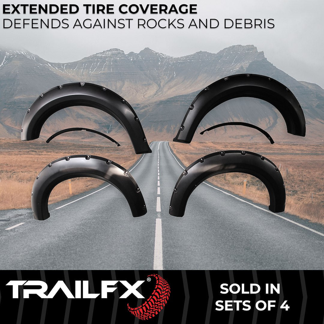 TrailFX 2009–2014 Pocket Style Fender Flares for Ford F150 (TFF3002S) - product image 2