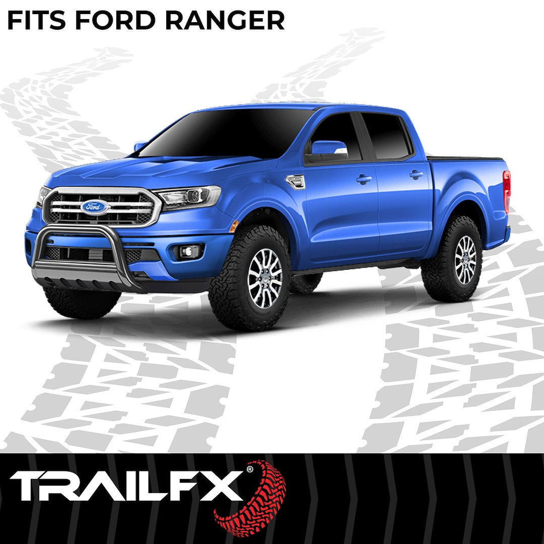 TrailFX 2019–2023 3" Round Bull Bar For Ford Ranger- Black (B0039B) - product image 7