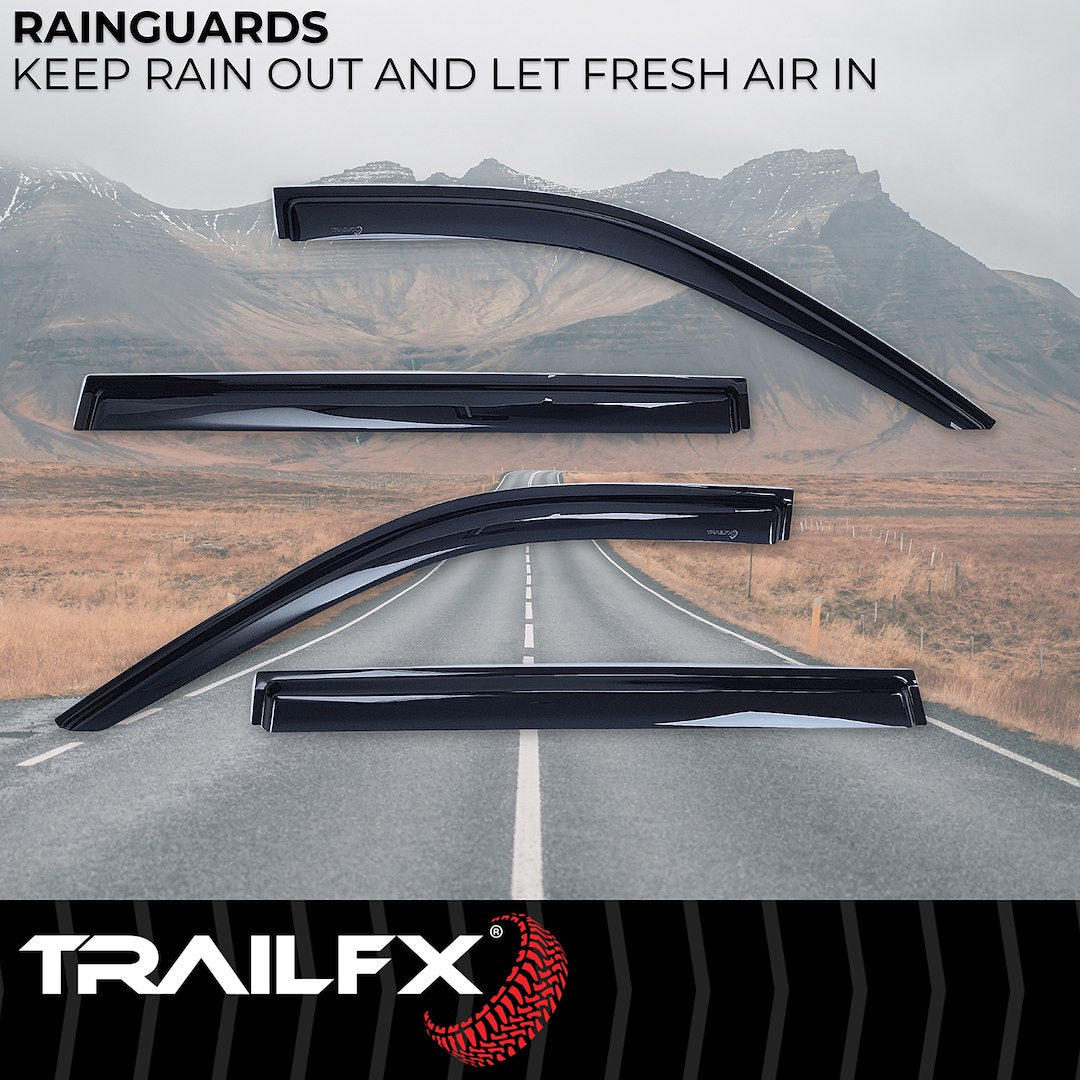 TrailFX 2021–2026 4-Piece Window Vent For Tahoe/Yukon (4706H) - product image 2