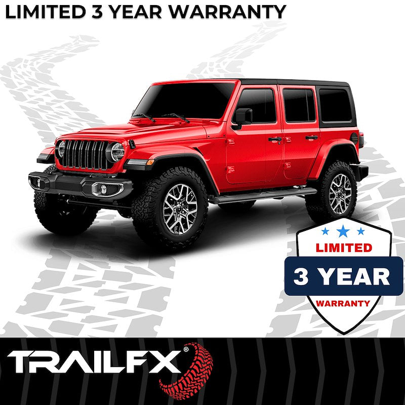 TrailFX | Side Steps JL Wrangler 4 DR. 2018-Present |  A1545T