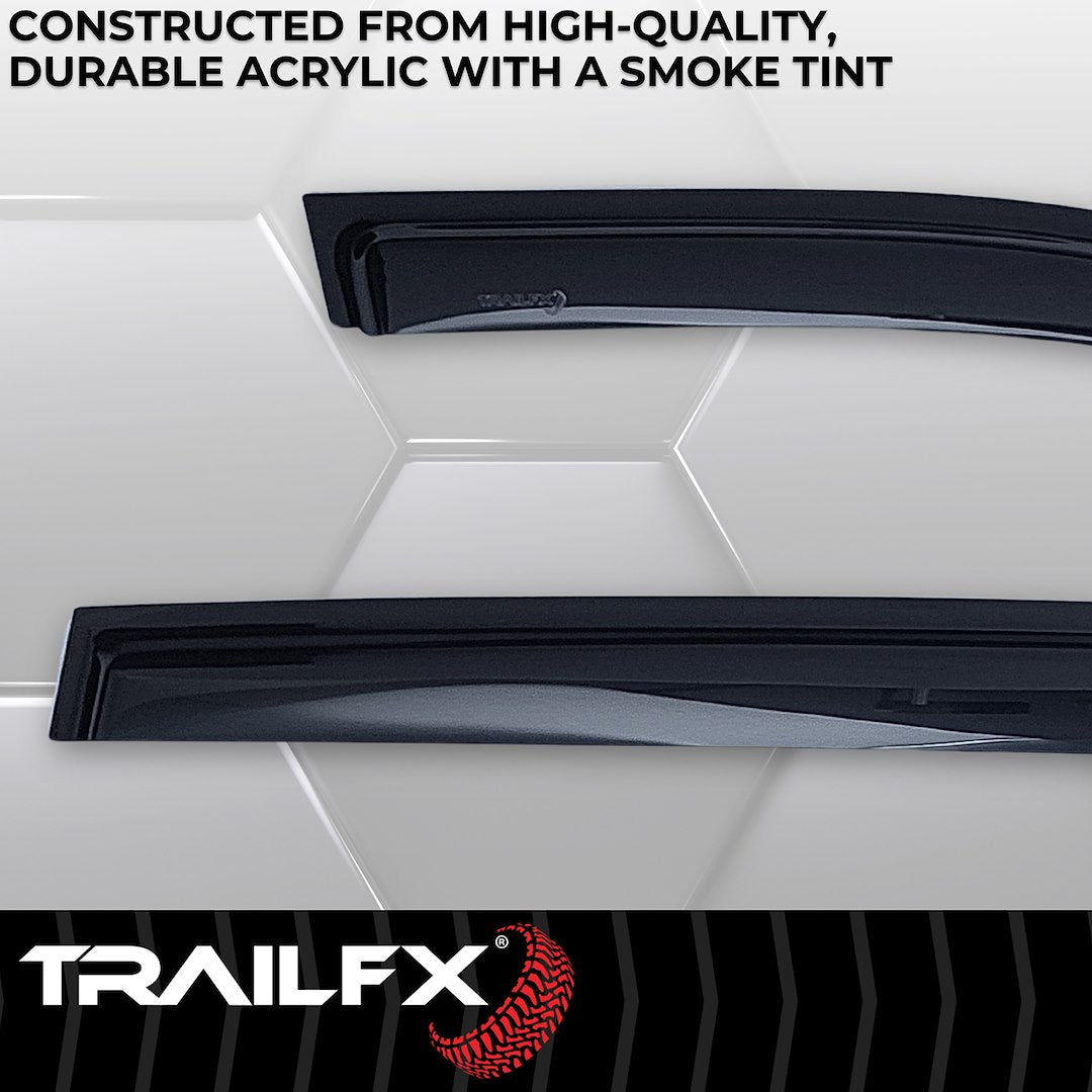 TrailFX 2022–2026 4-Piece Window Vent For Jeep Grand Cherokee (4334H) - product image 4