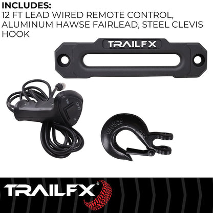 TrailFX XV95Synthetic Rope Winch 9500 Lb (WXVS95B) - product image 5