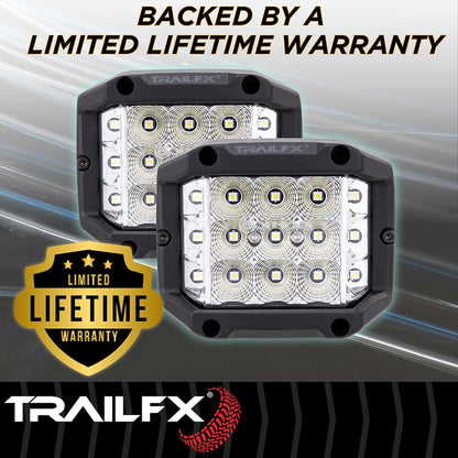 TrailFX 4" LED Side Shooter Pod Light- Pair (PODSIDF2) - product image 12