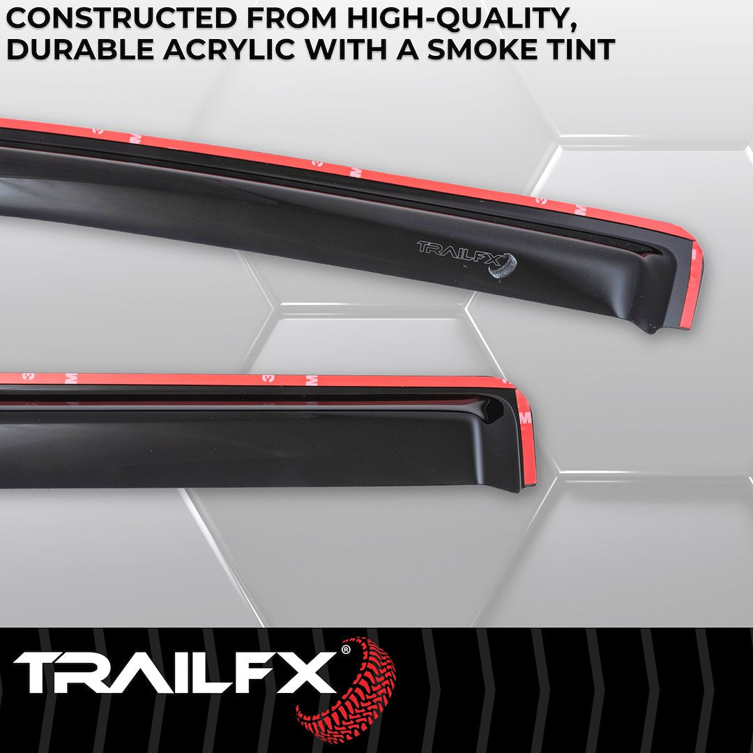 TrailFX 2014–2018 In Channel 4-Piece Window Vent For GM Silverado/Sierra (4536IC) - product image 4