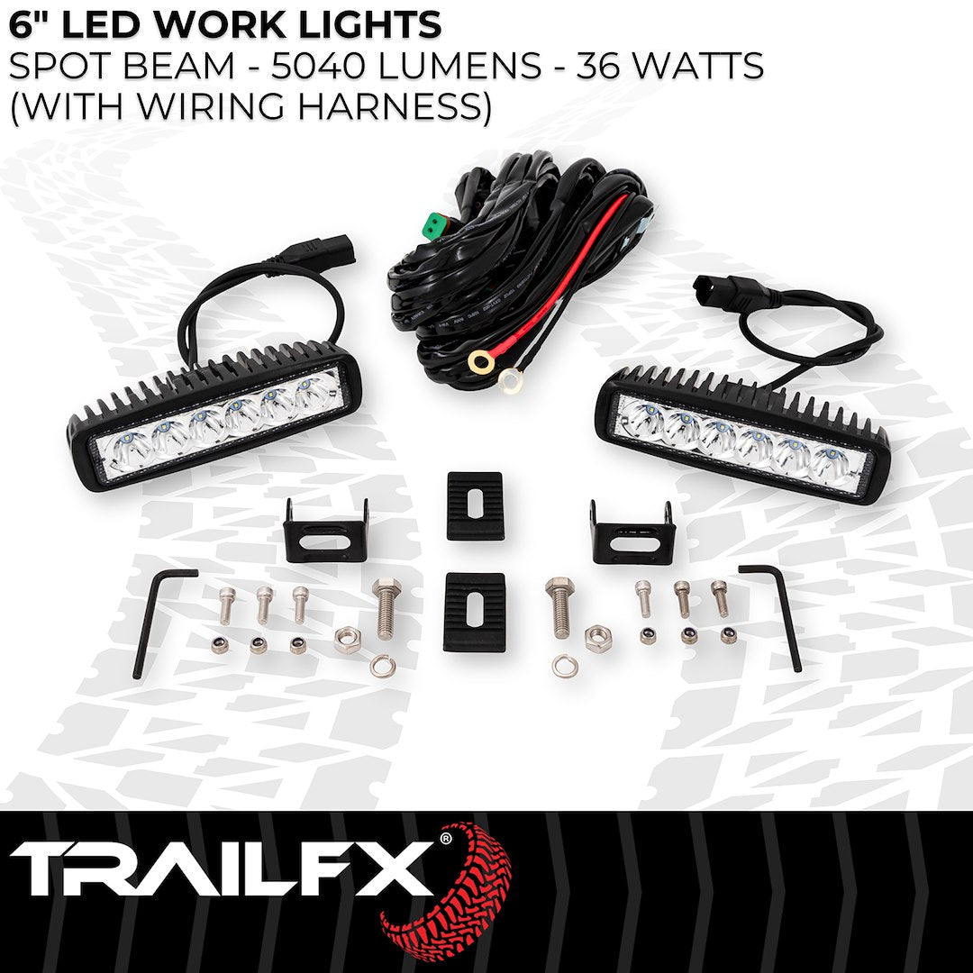 TrailFX 6" Round LED Light- Pair (6SRUTLS2) - product image 5