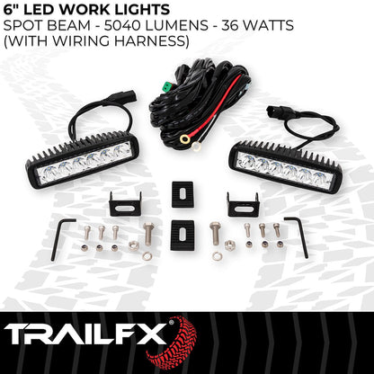 TrailFX 6" Round LED Light- Pair (6SRUTLS2) - product image 5