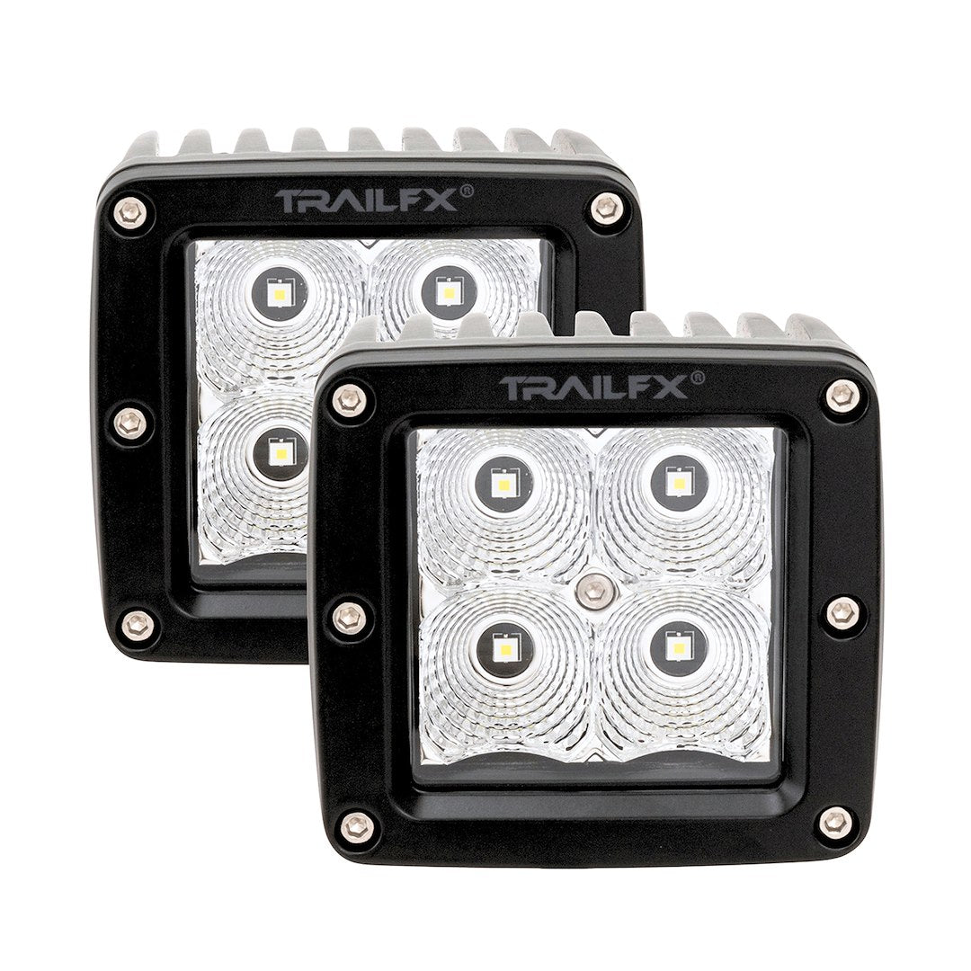 TrailFX 3" LED Cube Lights- Pair (2X2F2) - product image 1