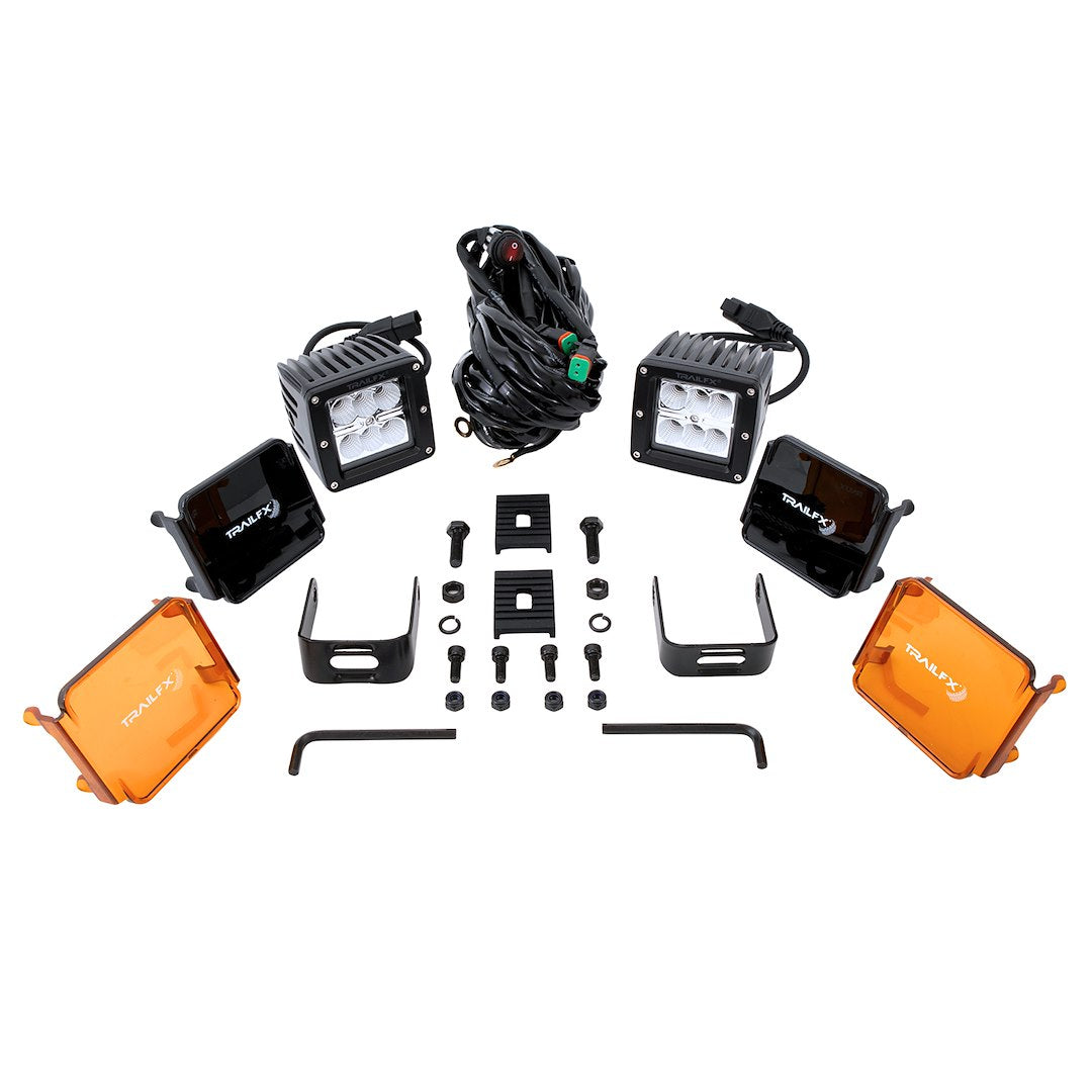 TrailFX 3" LED Cube Lights- Pair (3X2F2) - product image 2