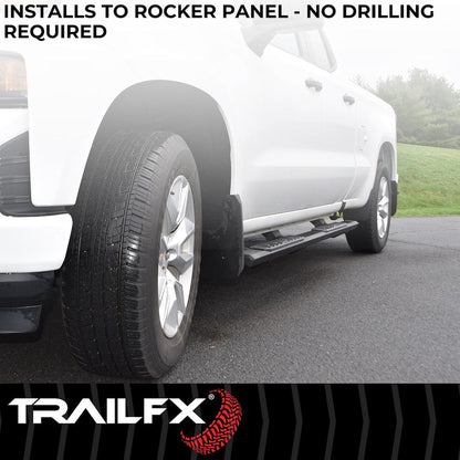 TrailFX 2019–2026 A4 Step Bars For GM Silverado/Sierra Crew Cab (AL4006B) - product image 8