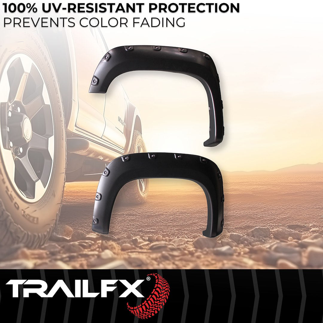 TrailFX 2007–2013 Pocket Style Fender Flares For GMC Sierra 1500 (TFG3001S) - product image 5