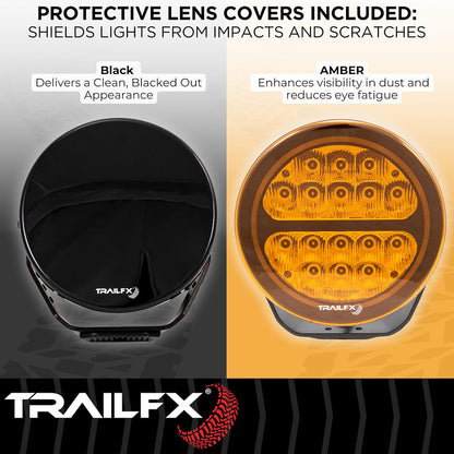 TrailFX 7" Round LED Lights- Pair (7RNDF2) - product image 12